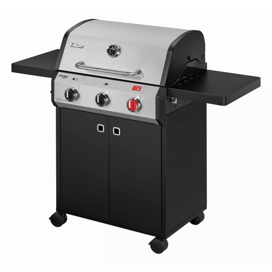 Gasgrill 'Chicago Next 3 R Turbo' schwarz 124 x 108 x 51 cm